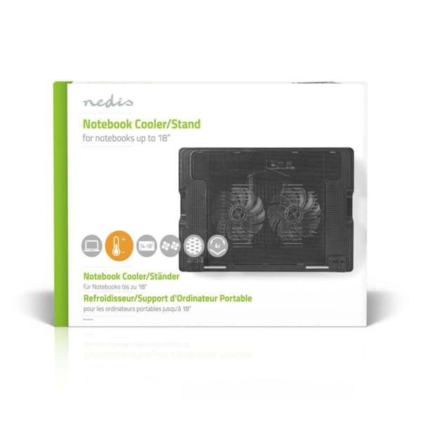 Nedis NBCR200BK Notebook Stand op til 18" Universal Sort