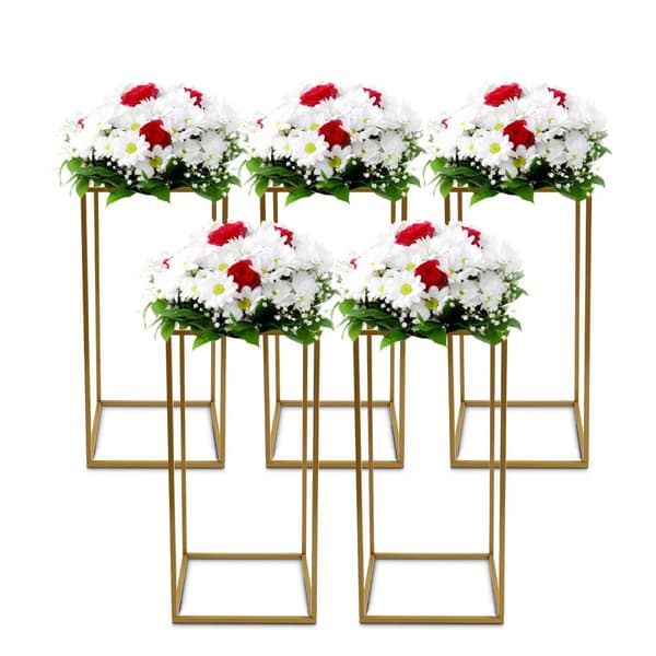 Blomställningar, Guld Färg, Stark Stabilitet,M, Guld