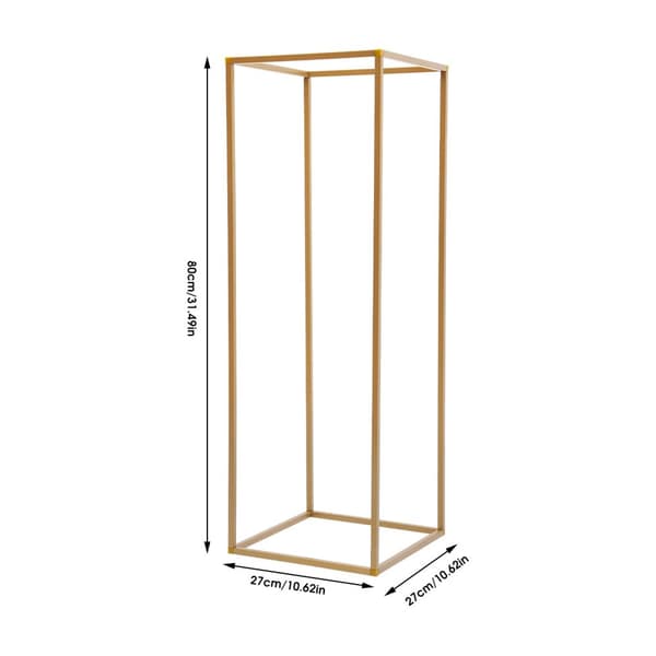 Häälahjakukkaistuin, kestävä metallirakenne, elegantti kultafinish,M, Kulta