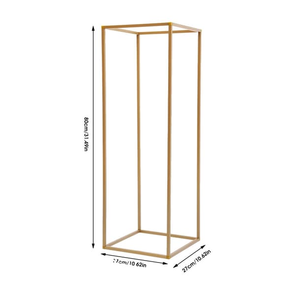 Bryllupsblomsterstand, Robust metal konstruktion, Elegant guld finish,M, Guld
