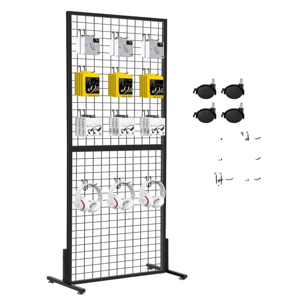 Gridwall Display Stand, Robust Konstruktion, Mobil Design,A