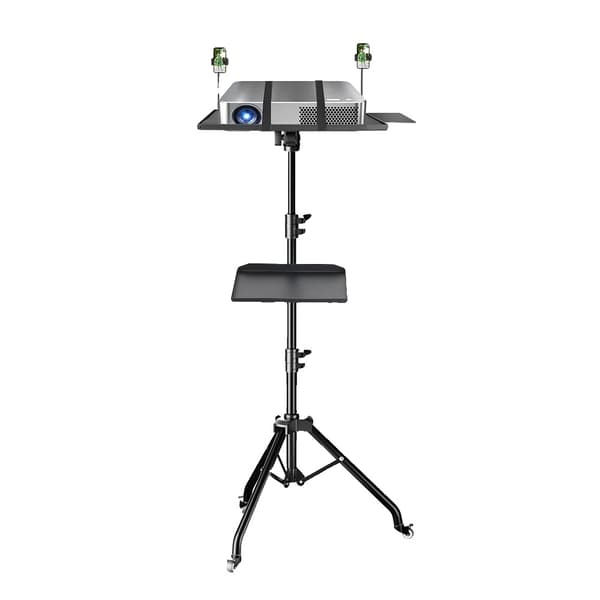 Projektørstand, Multi-vinkel Justerbar, 360° Roterende,Hjul 145cm