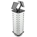 Miniatyrbillede 2 af 2: 360° Drejelig Solbrille Display Stativ, Plads til 44 Par, Holdbart Aluminium Design,Sølv