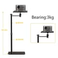 Miniatyrbillede 2 af 2: Projektørstand Mount, Højdejusterbar, Bakke & Gooseneck Kompatibilitet,Gåsehals med bakke