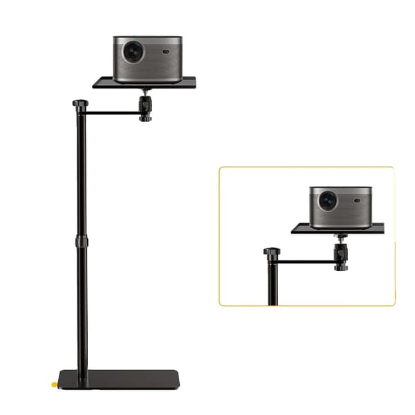 Projektørstand Mount, Højdejusterbar, Bakke & Gooseneck Kompatibilitet,Gåsehals med bakke