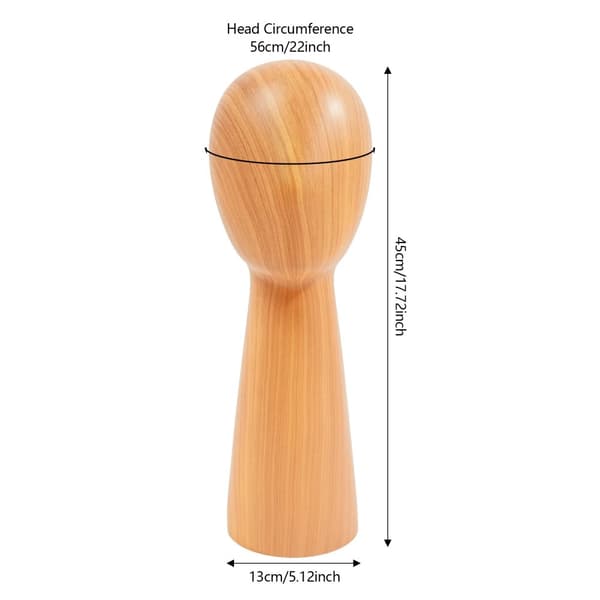 Hatt- och utställningsställ, modern design, hållbara material, bordsmontering,Hög Mörk Träfärg