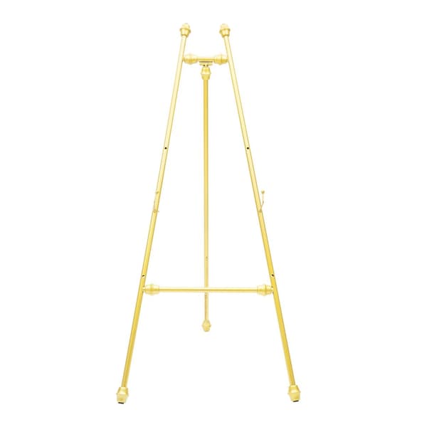 Easel Display Stand, Sammenklappelig og Bærbar, Gulvmonteret,Guld