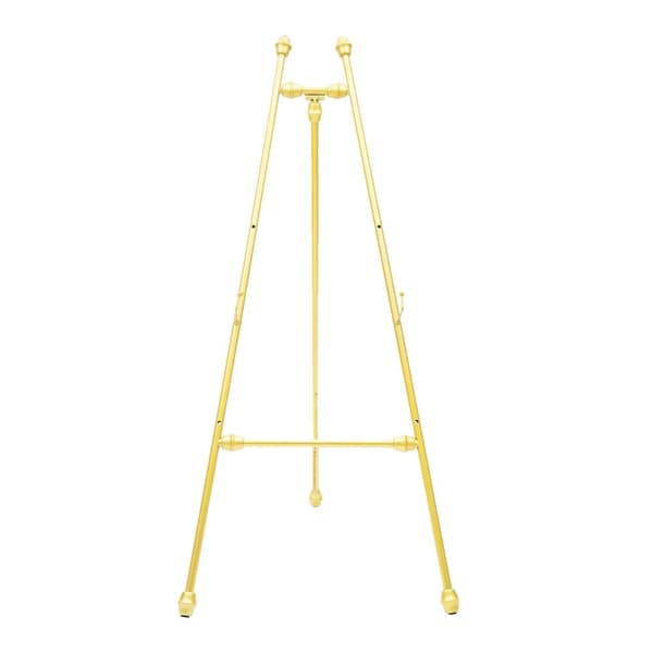 Easel Display Stand, Sammenklappelig og Bærbar, Gulvmonteret,Guld