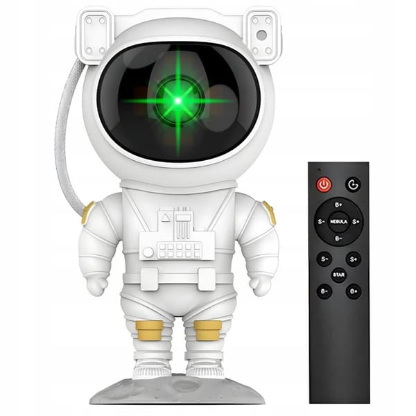 DreamCraft STAR-PROJEKTOR ASTRONAUT STOR LED-NATTLAMPA 360