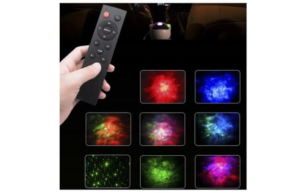 DreamCraft STAR-PROJEKTOR ASTRONAUT STOR LED-NATTLAMPA 360