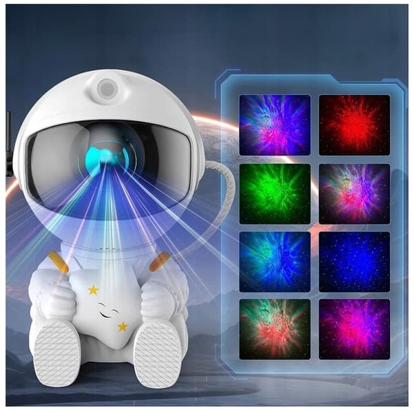 DreamCraft STAR PROJEKTOR ASTRONAUT LED NATLAMPE
