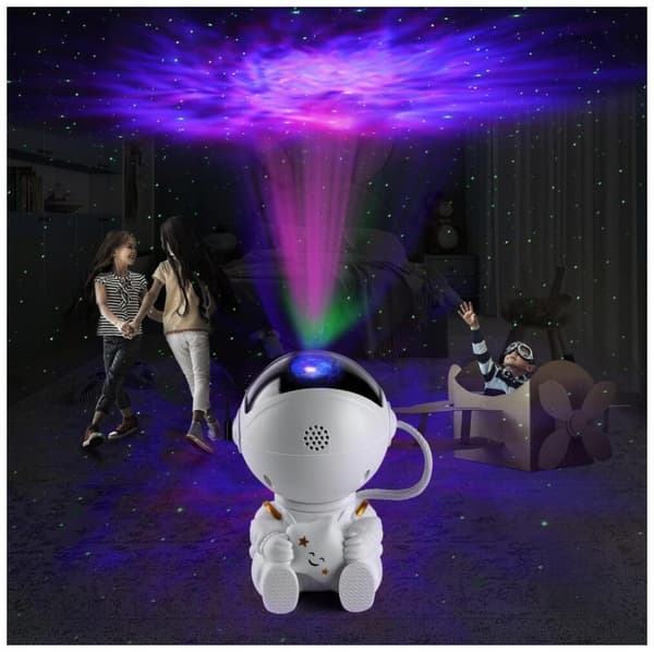 DreamCraft Tähtiprojektori Astronautti LED-yölamppu