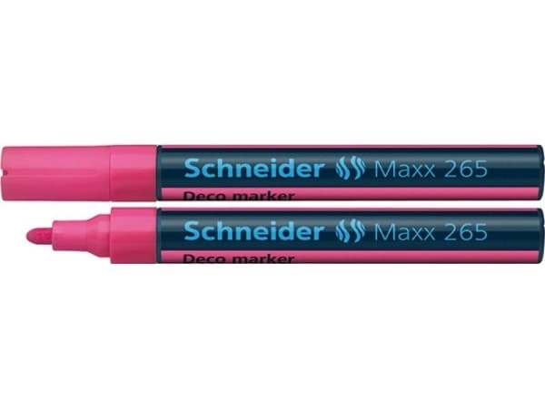Schneider Maxx 265 - Markør - rosa - vannbasert flytende kritt - 1-3 mm