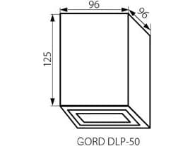 GORD DLP 50-W 25W GU10 ARMATUR