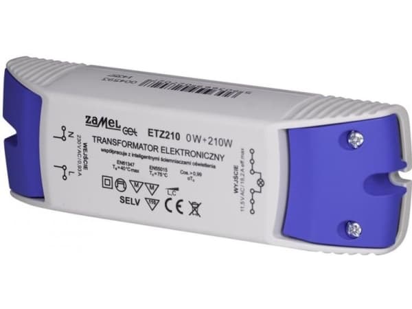 Zamel Elektronisk transformator 230/11,5V 0-210W ETZ210 (LDX10000040)