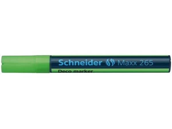 Schneider Maxx 265 - Markør - for brett - lime - vannbasert flytende kritt - 1-3 mm