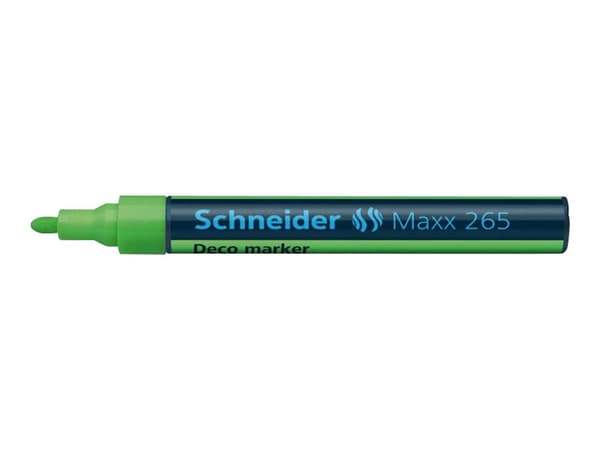 Schneider Maxx 265 - Markering - för kort - lime - vattenbaserat vätskekalk - 1-3 mm