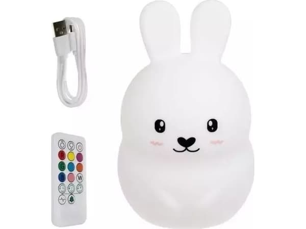 Iso Trade RGB yövalo kaukosäätimellä - kani