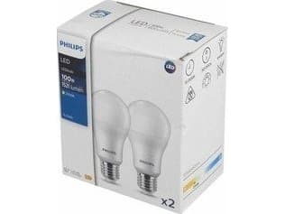 Selgros Philips E27 LED-pære 13W varm farge 2 stk
