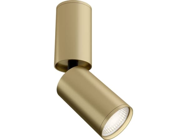 Maytoni Spot LED Klar metalltaklampe Maytoni FOCUS S C051CL-01MG Gull