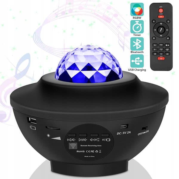 STAR LED USB STARS PROJEKTORI YÖLAMPPU LAHJA