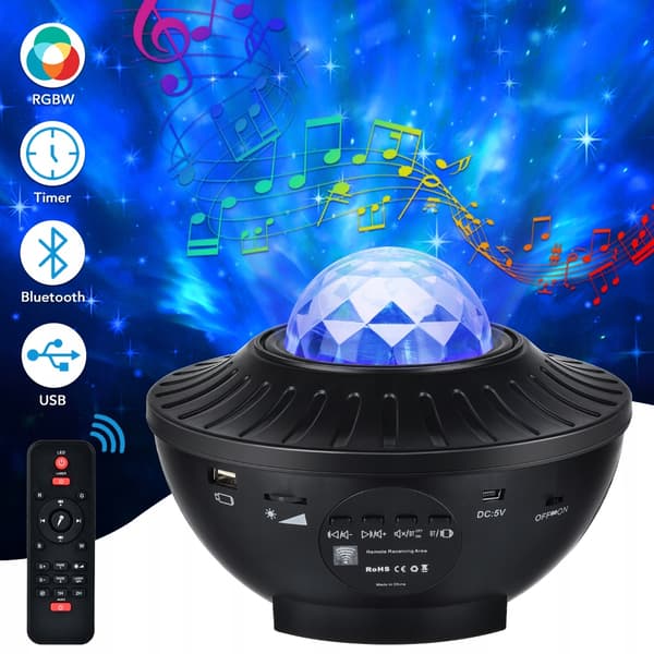STAR LED USB STARS PROJEKTORI YÖLAMPPU LAHJA