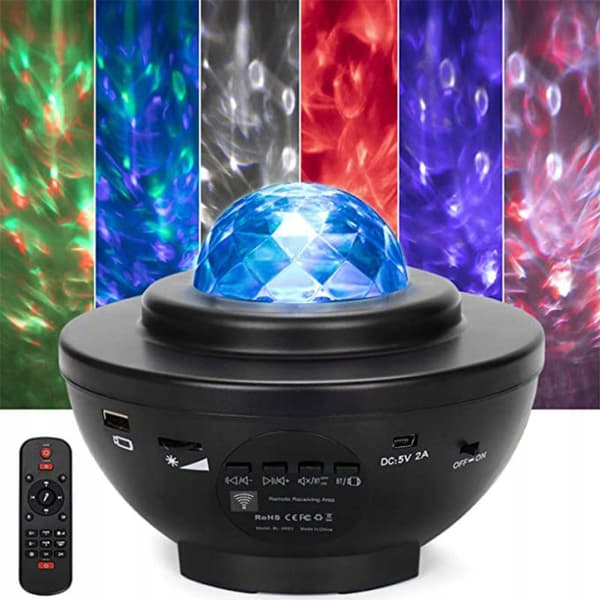 STAR LED USB STARS PROJEKTORI YÖLAMPPU LAHJA