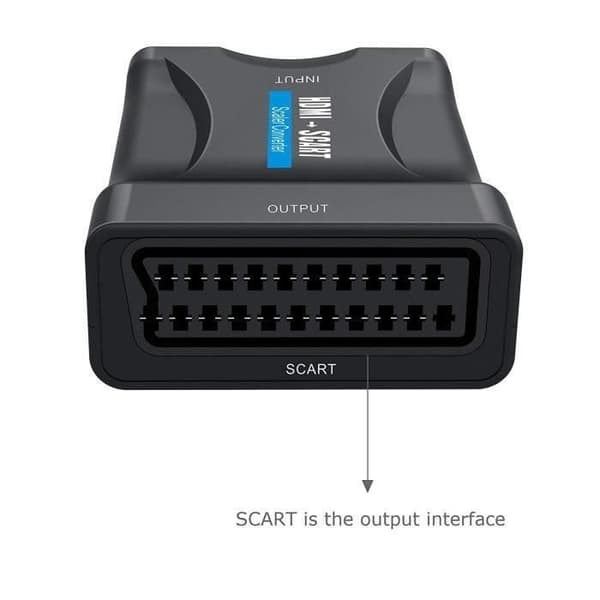 Letouch HDMI till SCART-adapter GANA HDMI till Scart 1080P HDMI till Scart 60Hz HD för PS3 Sky DVD Blu-Ray*SQ