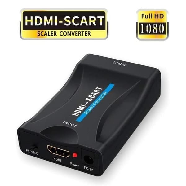 Letouch HDMI till SCART-adapter GANA HDMI till Scart 1080P HDMI till Scart 60Hz HD för PS3 Sky DVD Blu-Ray*SQ
