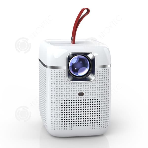 INN Videoprojektor 1280x720P bluetooth 5.0 Wifi6 projektor med infraröd fjärrkontroll automatisk trapezkorrektion