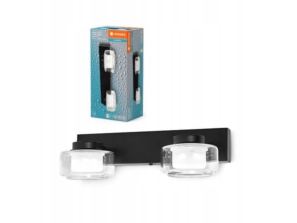 LED-strålkastare LEDVANCE ORBIS FLAME, IP44 2x5,5W CCT 3000/4000K 2x350lm 30x9x13cm