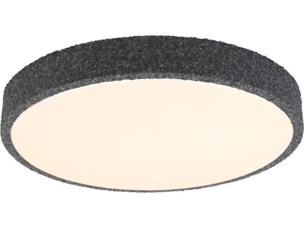 LED ceiling light LEDVANCE ORBIS YUMMY, 36W 3000K 4700lm Click DIM, black color, 49x7cm