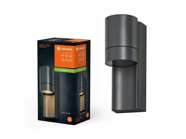 Outdoor wall light LEDVANCE ENDURA ISIDOR, IP65, GU10, max 35 W, h17cm
