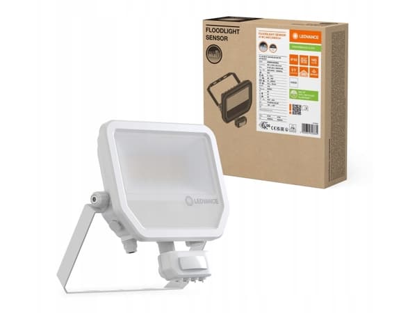 LED floodlight LEDVANCE FL GEN4 IP66 27/41W 4000K 4000/6000lm with motion sensor white