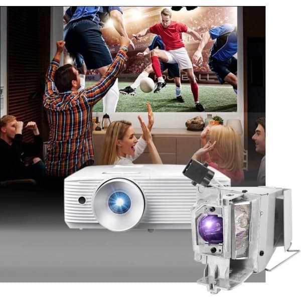 Aimdio SP.8VH01GC01 Lampa för Optoma HD141X HD26 GT1080E H183X H182X HD29DARBEE DX346 DH1009 W316 X316 X312 W312 S310E DX342 EH2