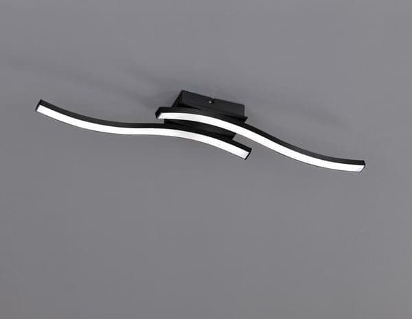 LED wall lamp REALITY ROUTE, 10 W, 1000 lm, 3000 K, black, 56 x 9 x 7 cm