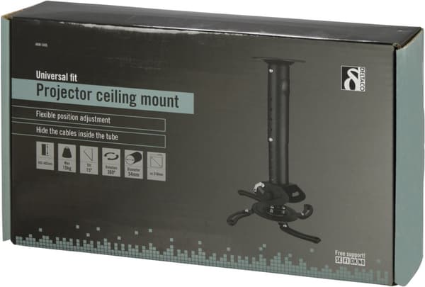 Ceiling mount projector max15kg 302-402mm adjust height