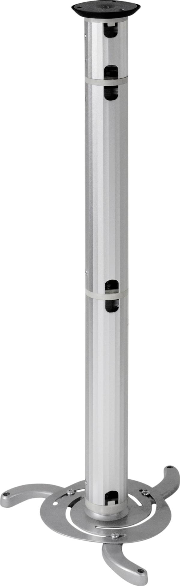 Ceiling mount for projector, max 10kg, silver