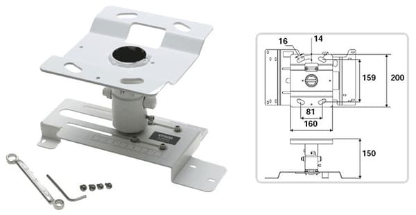 Epson takfäste ELPMB23 för Epson EB och EMP-Serie