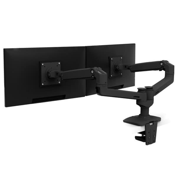 ERGOTRON LX monteringsarm dubbel, svart