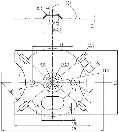 Vision TM teleskop/projektor loftmontering