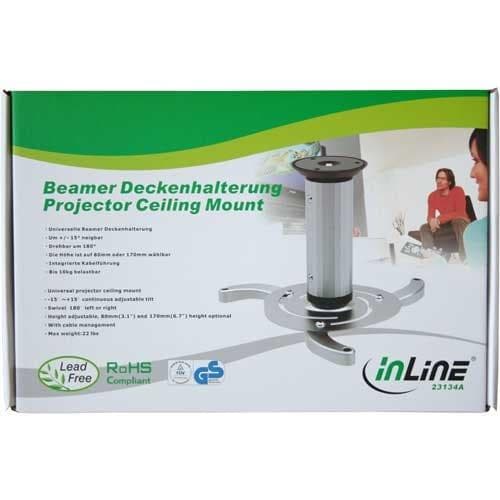 InLine 23134A loftbeslag til projektorer, højde 130/200 mm, max. 10 kg