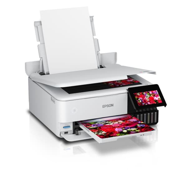 Epson EcoTank ET-8500 - Allt-i-ett-skrivare - Vit