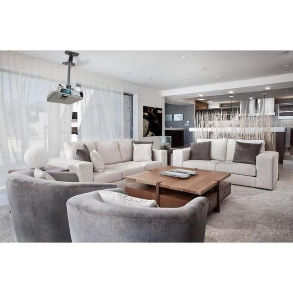 Manhattan 424851 projektorbeslag Loftssølv