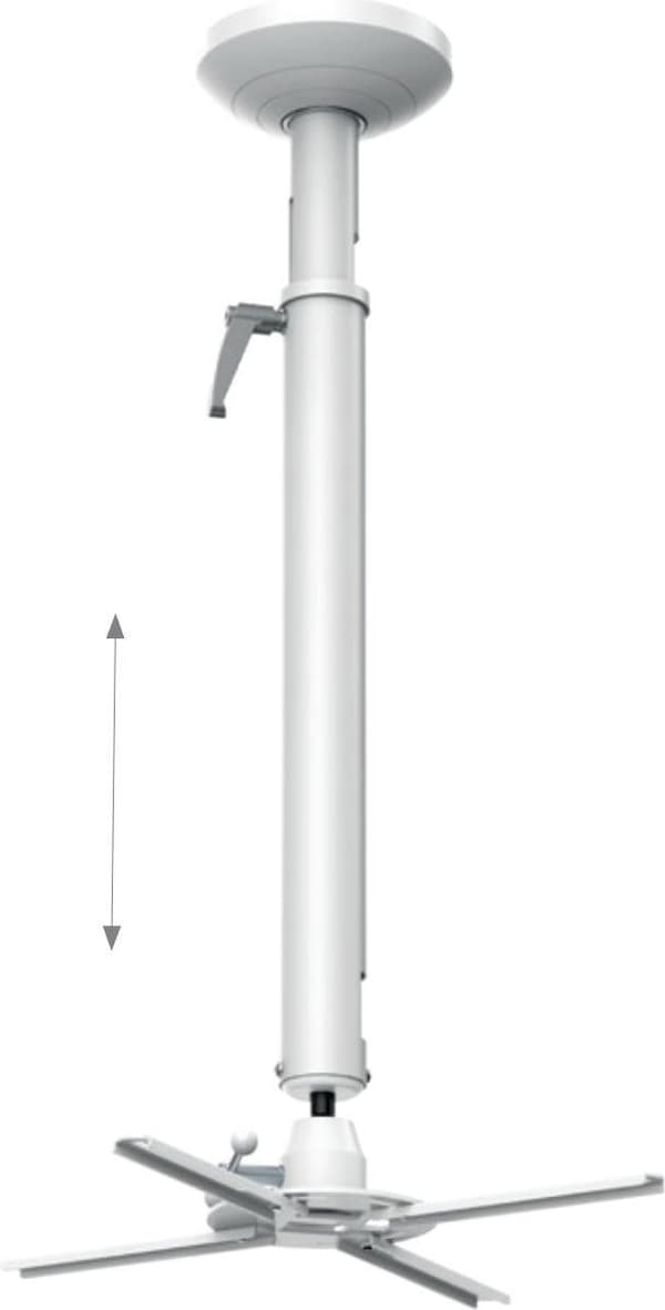 HAGOR Beamfix II 820-1200 mmBeamer kattokiinnikkeen pituus 820-1200mm kallistettava/käännettävissä/käännettävissä 10kg maksimikuorma mukaan lukien kaa