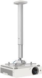 Kindermann Premium 200 - beslag - til projektor - anodiseret aluminium - hvid, RAL 9003 - loftmontering