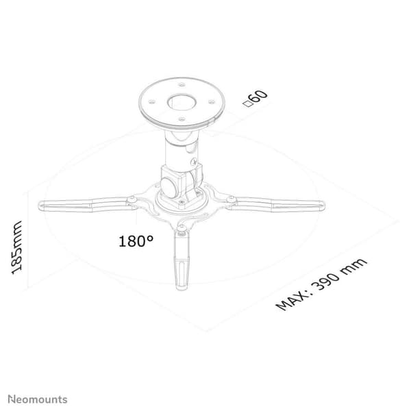 Neomounts från Newstar BEAMER-C50 Projektorfäste - Svart