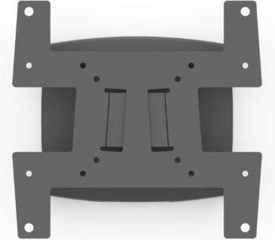 SMS ICON WL ST - fixeringssats (väggmonteringsfäste) - för LCD-skärm - aluminium, antracitgrå - monteringsgränssnitt: 200 x 200 mm - väggmontering