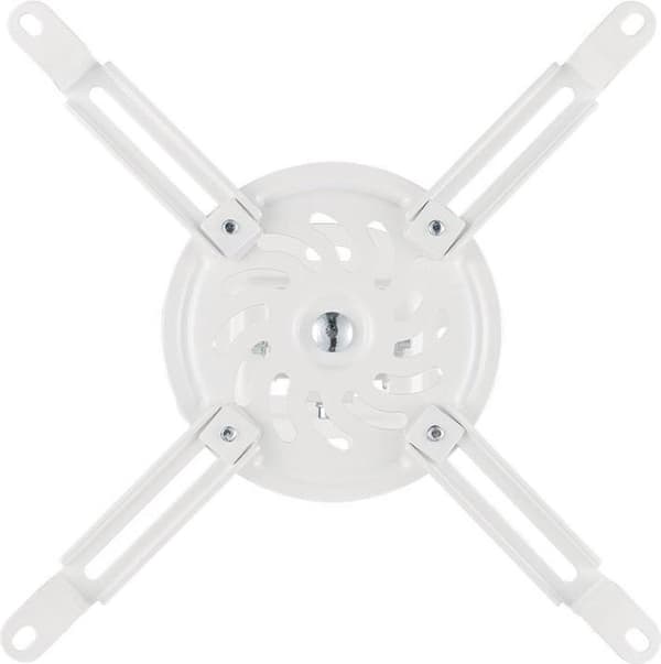 LogiLink Beamer-Deckenhalterung, Käsivarsi: 150 mm, valkoinen