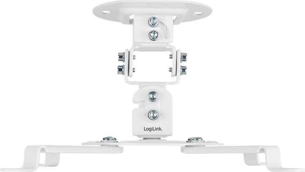 LogiLink Beamer-Deckenhalterung, Käsivarsi: 150 mm, valkoinen